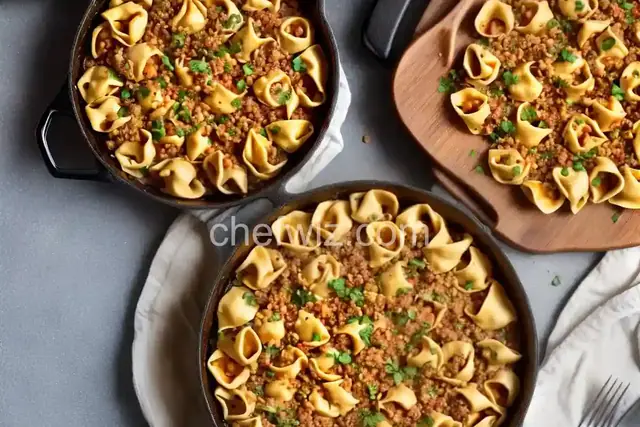 One Pot Tortellini Bake