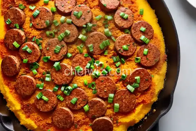 One-Skillet Sausage and Polenta Parmesan
