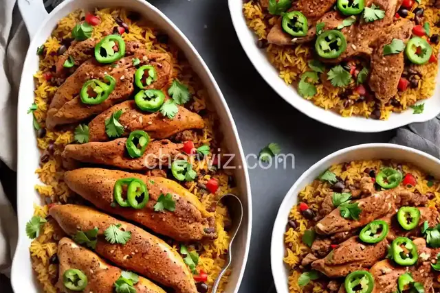 One Skillet Taco Chicken & Rice