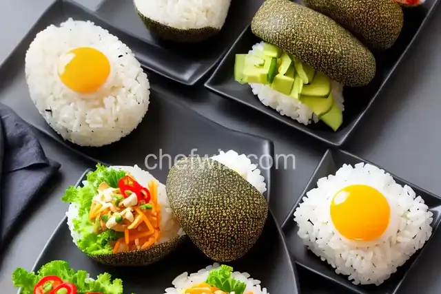 Onigiri Three Ways
