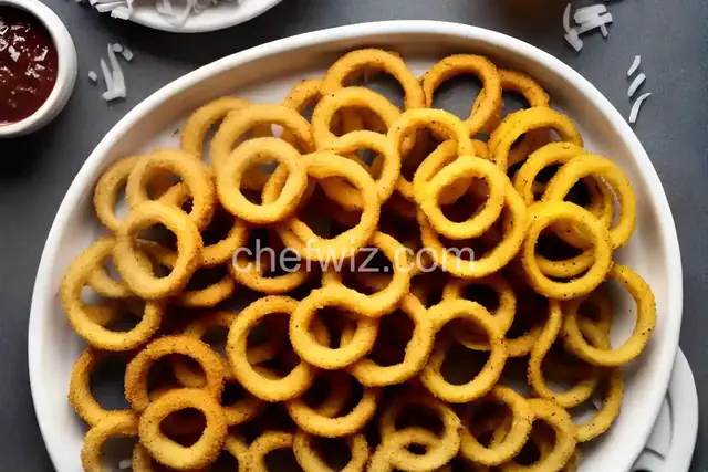 Onion rings from chopped onions! ?