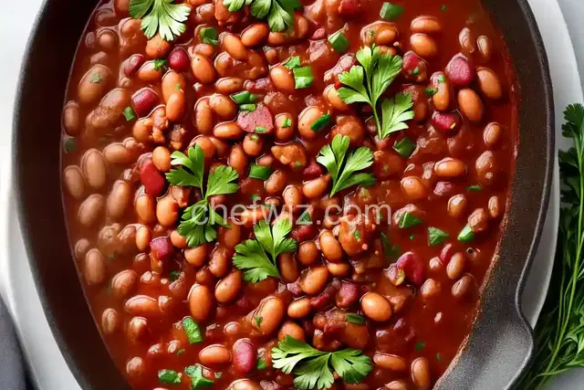 Oniony Brothy Beans