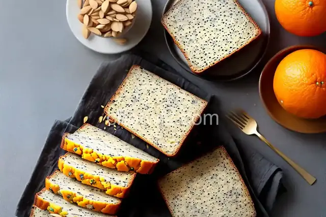 Orange-Almond Poppy Seed Bread