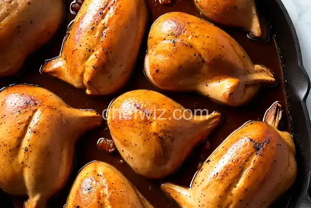 Orange Balsamic Rock Cornish Game Hens