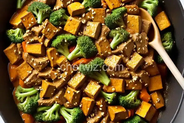 Orange Beef-Style Tofu Stir-Fry