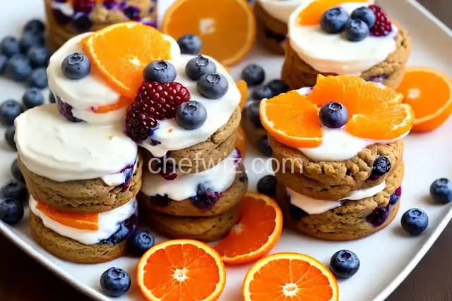Orange-Blueberry-Yogurt Breakfast Parfaits