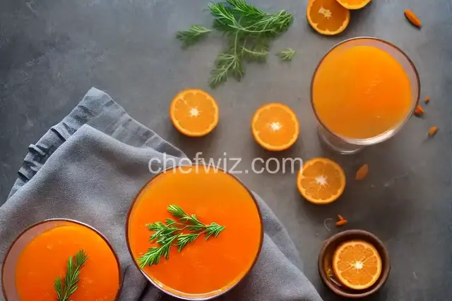 Orange Carrot Ginger Juice