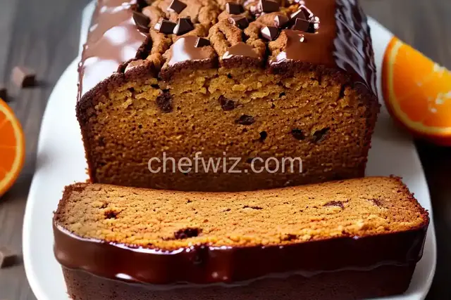 Orange Chocolate Loaf Cake From Florida