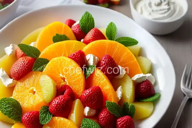 Orange Cream Fruit Salad