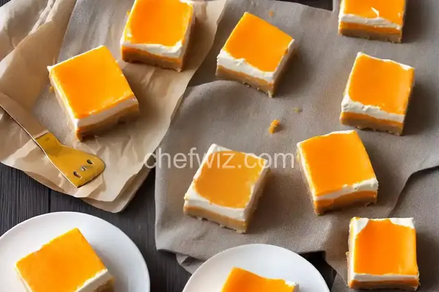 Orange Creamsicle Bars