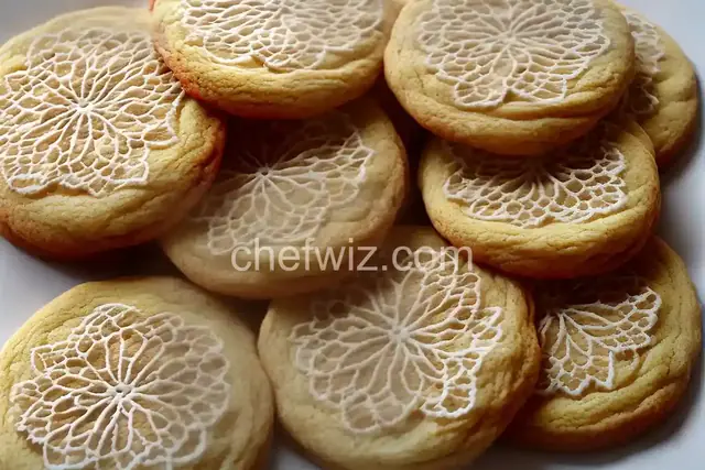 Orange French Lace Cookies