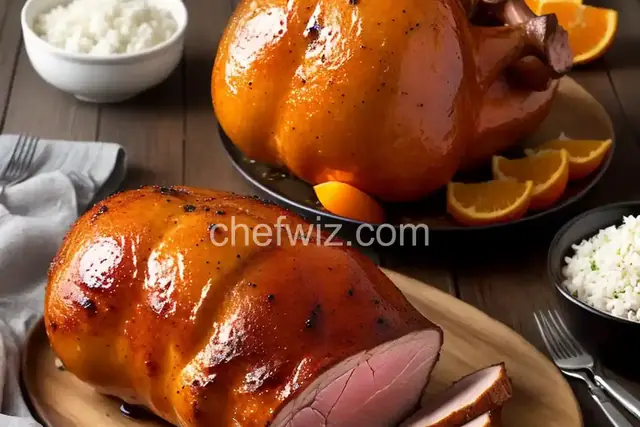 Orange Glazed Ham