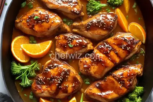 Orange, Honey and Soy Chicken