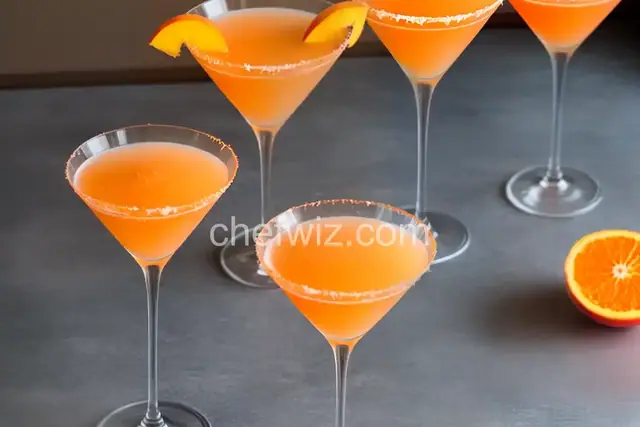 Orange-Peach Prosecco Cocktail