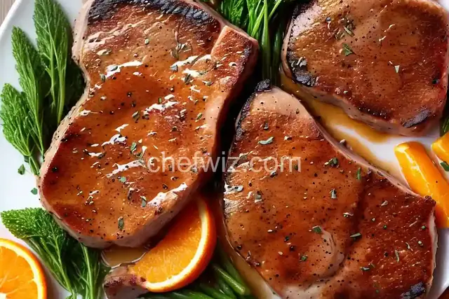 Orange-Sage Pork Chops