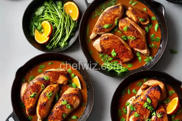 Orange Soya Sauce Marinated Chicken