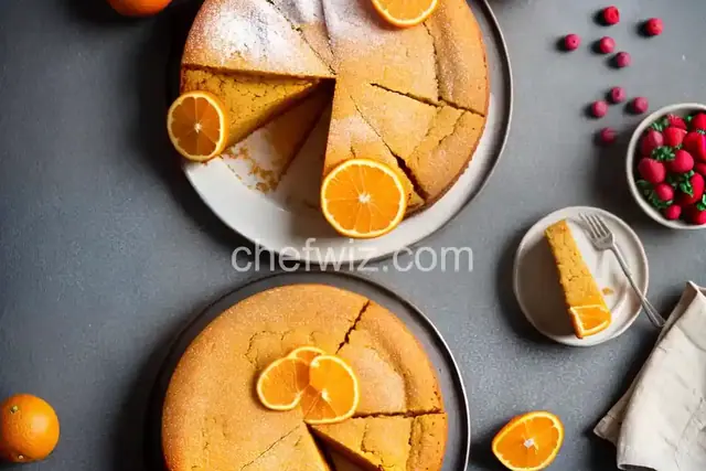 Orange Vegan Cake
