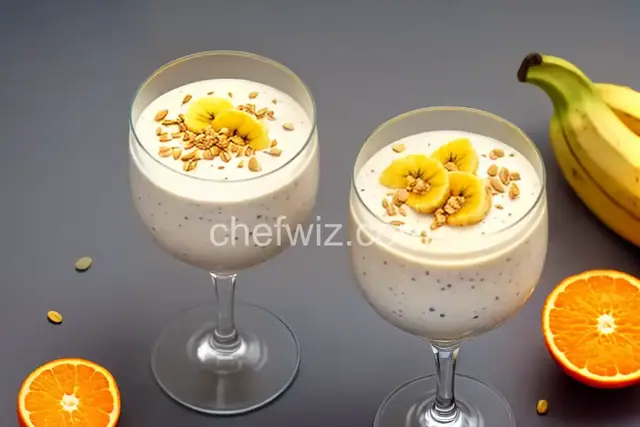 Orange and Banana Yogurt Smoothie