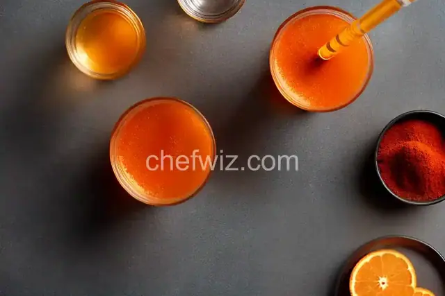 Orange and Cinnamon Tequila Shot