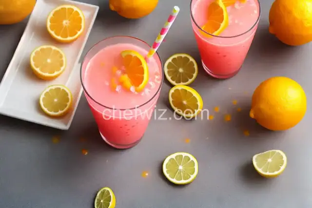 Orangey Pink Lemon Slush
