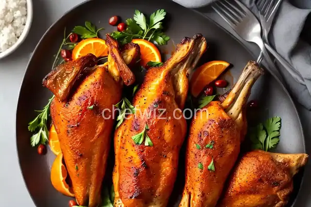 Orangey Turkey Legs