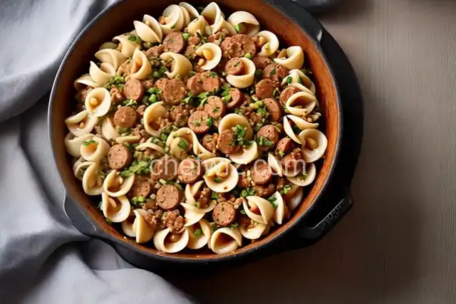 Orecchiette With Spicy Sausage