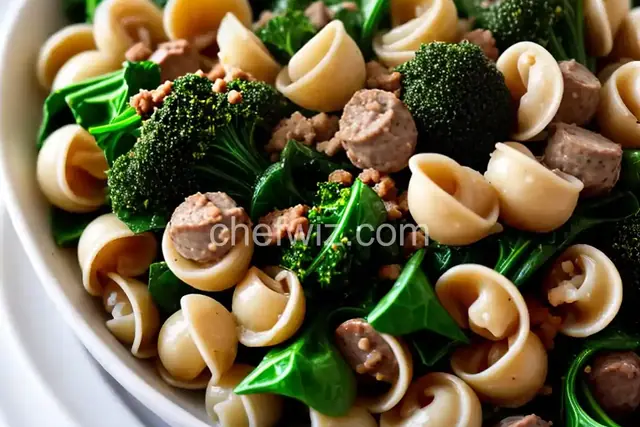 Orecchiette with Broccoli Rabe and Sausage
