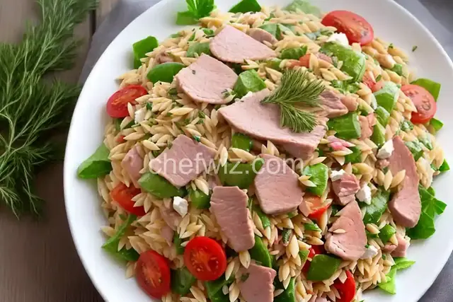 Orzo Ham Salad