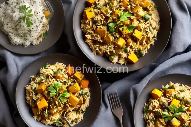 Orzo Risotto with Winter Squash