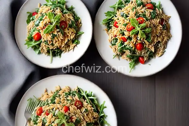 Orzo and Arugula Salad