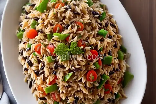 Orzo and Wild Rice Salad