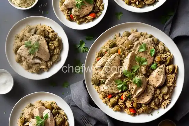 Orzo with Chicken and Artichokes