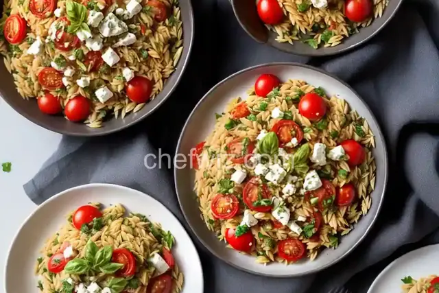 Orzo with Feta and Tomatoes