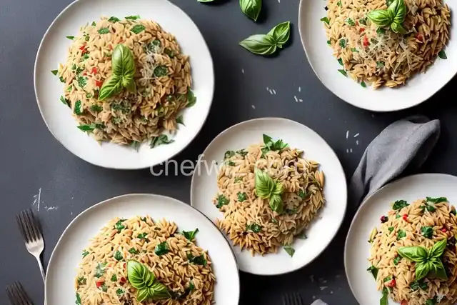 Orzo with Parmesan and Basil