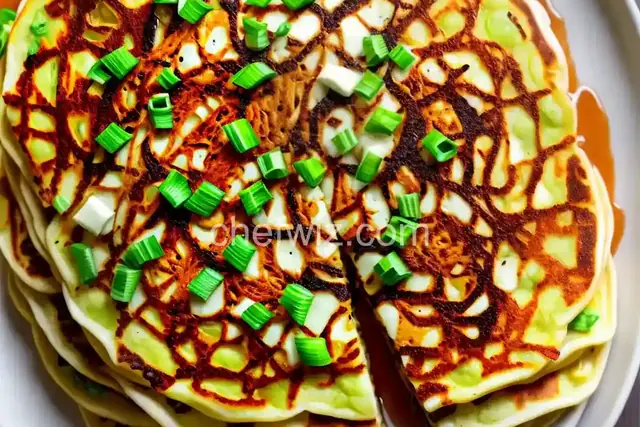 Osaka-Style Okonomiyaki (Japanese Cabbage Pancake) Recipe