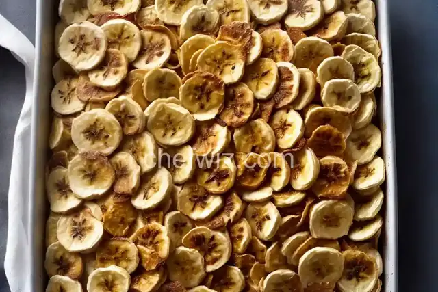 Oven-Baked Banana Chips