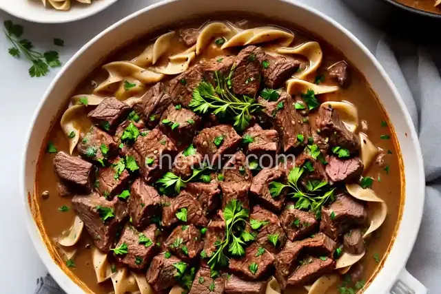 Oven-Baked Beef Stroganoff