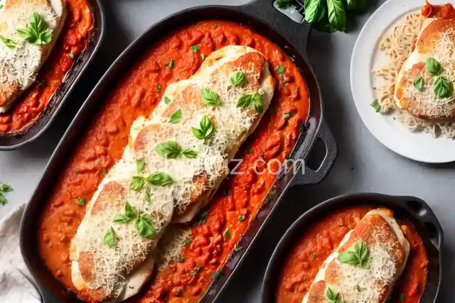 Oven Baked Chicken Parmesan