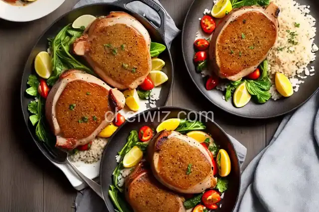 Oven-Baked Stuffed Pork Chops
