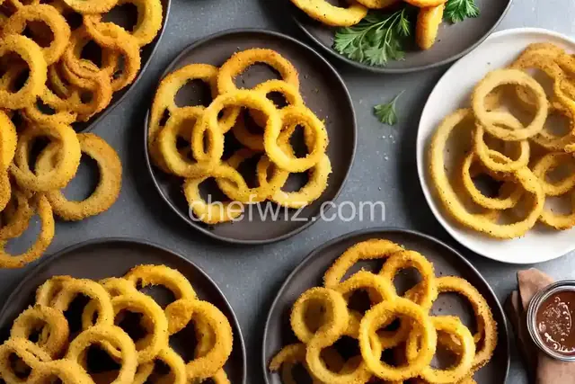 Oven Fried Onion Rings