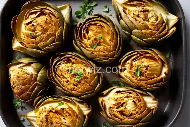 Oven-Roasted Artichokes