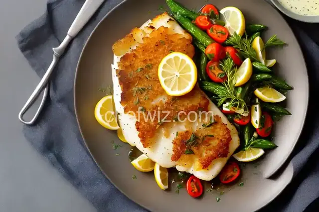 Oven-Roasted Cod Crusted with Herbs