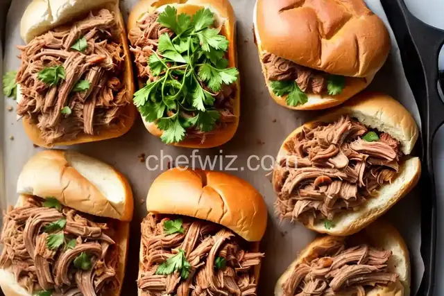 Oven-Roasted Pulled Pork Sandwiches