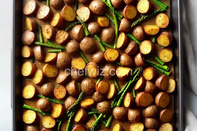 Oven Roasted Red Potatoes and Asparagus
