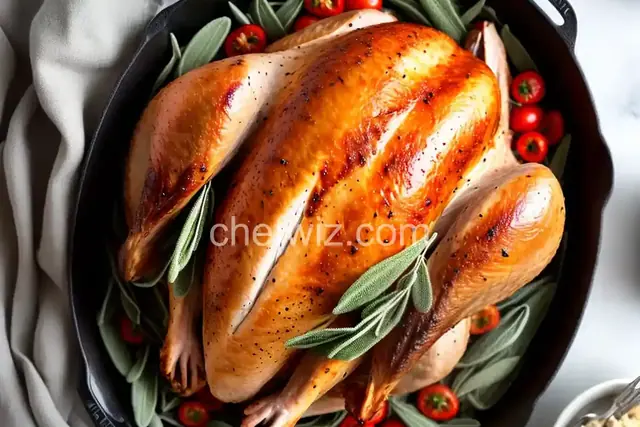 Oven Roasted Turkey with Sage Butter
