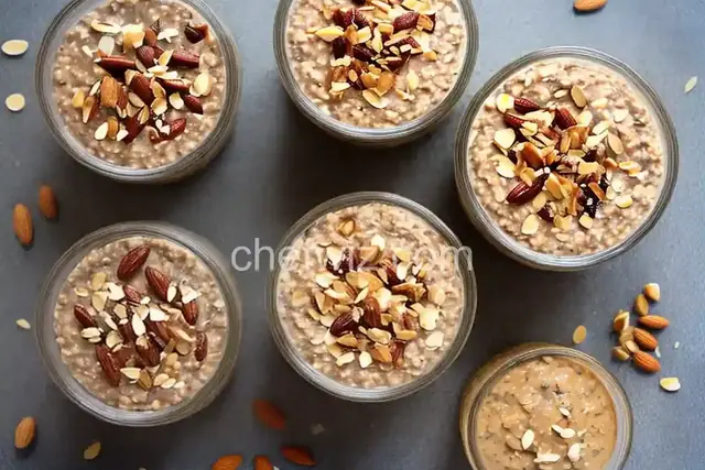 Overnight Oats With Coconut, Dates, Almonds, and Honey