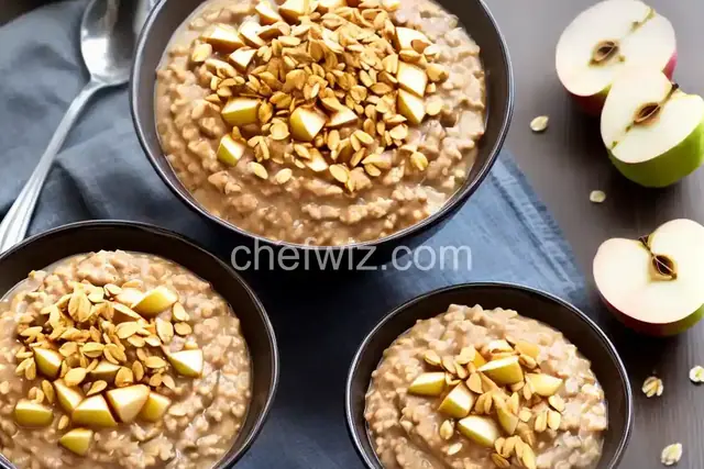 Overnight Slow Cooker Apple Oatmeal