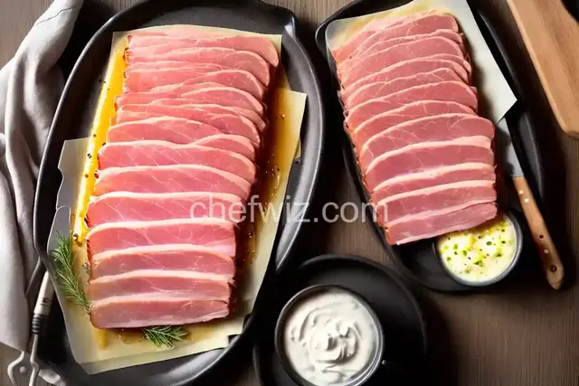 Overnight Sous Vide Canadian Bacon or Breakfast Ham Recipe