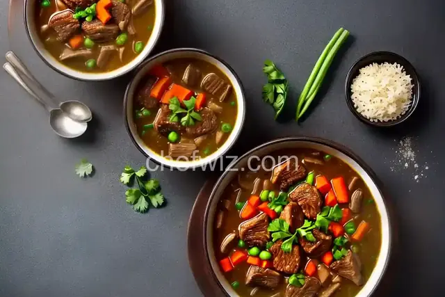 Oxtail Soup with Vegetables