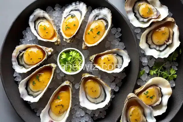 Oysters with a Classic Mignonette Sauce